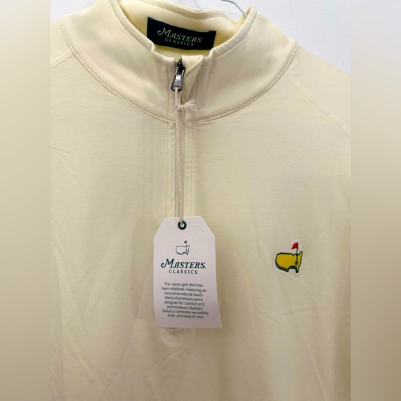 2024 Masters Quarter Zip (Ivory) - Picture 2 of 4